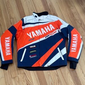 Yamaha Racing Jacket in Orange and Blue